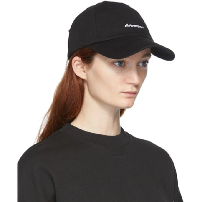 Shop Ader Error Black Crumpy Cap In Blck Black