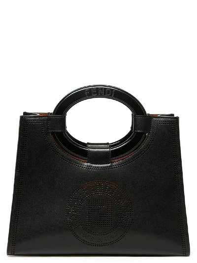 Shop Fendi Runway Mini Bag In Black