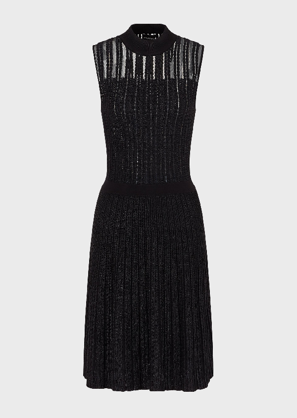 emporio armani black dress
