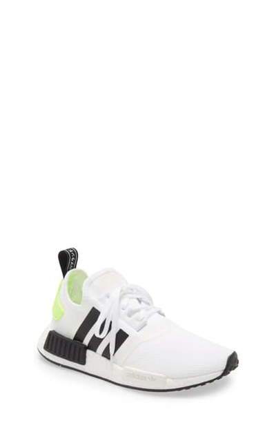 Shop Adidas Originals Nmd R1 Sneaker In White/ Core Black
