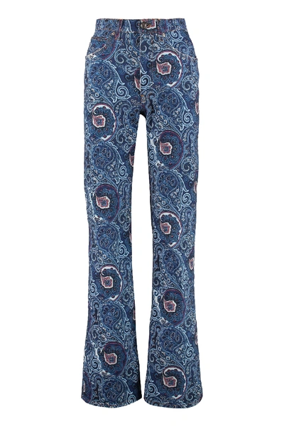 Shop Etro 5-pocket Jeans In Denim