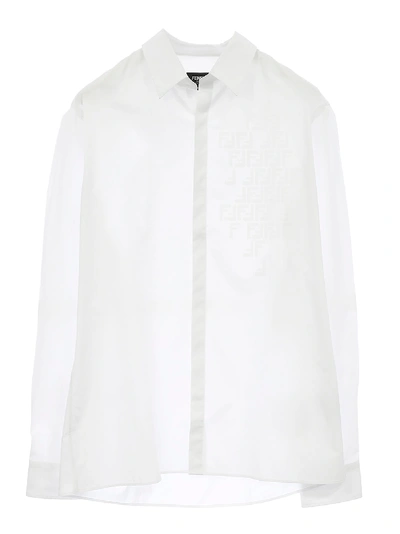 Shop Fendi Shirt In White