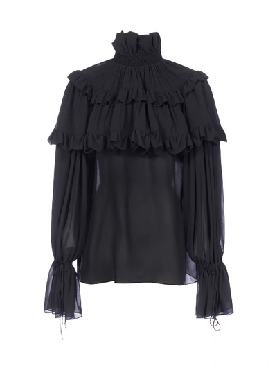 Shop Saint Laurent Shirt In Noir