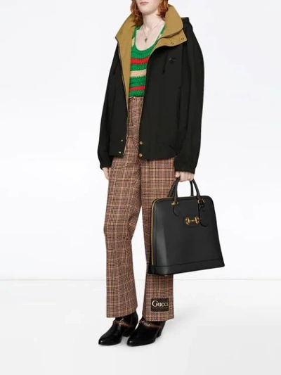Shop Gucci Reversible Lightweight Jacket In Black