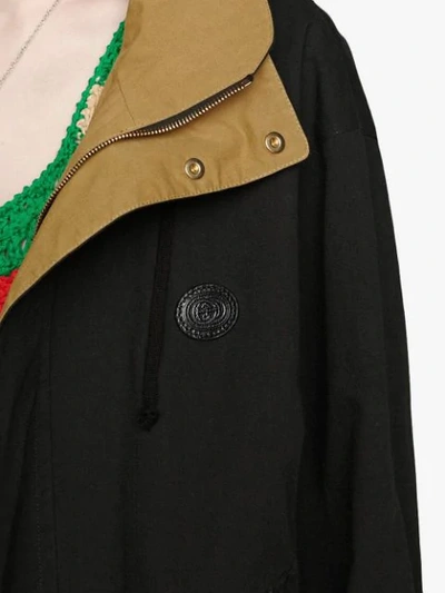 Shop Gucci Reversible Lightweight Jacket In Black