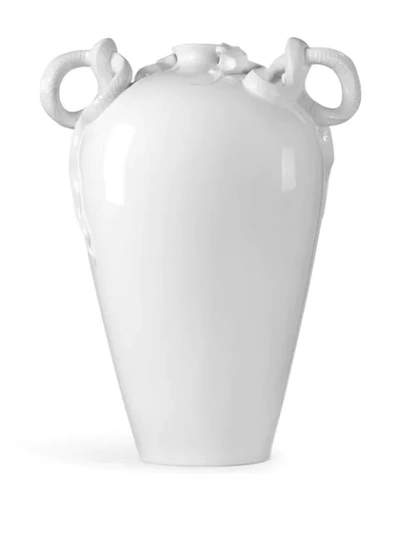 Shop Gucci Panther Vase In White