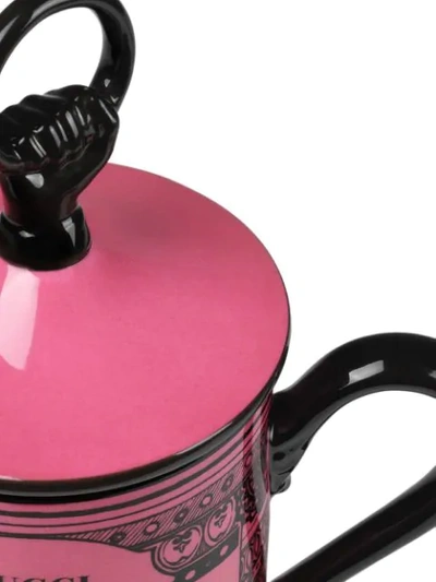 Shop Gucci Urtica Ferox Mug In Pink ,black