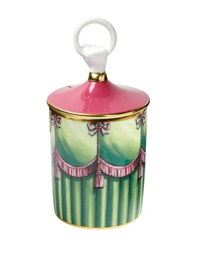 Shop Gucci Herbosum Hand Candle In Green ,pink