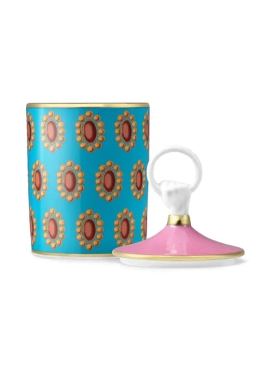 Shop Gucci Inventum Scented Candle In Pink ,blue