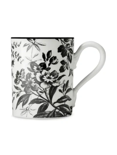 Shop Gucci X Richard Ginori Herbarium Cup In White ,black
