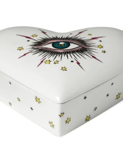 Gucci Porcelain Box With Star Eye Print In White