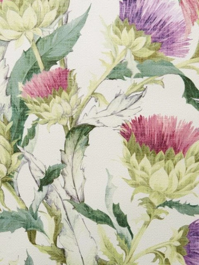 Shop Gucci Thistles And Birds Print Wallpaper In Multicolour