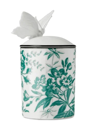 Shop Gucci Herbarium Scented Candle In White