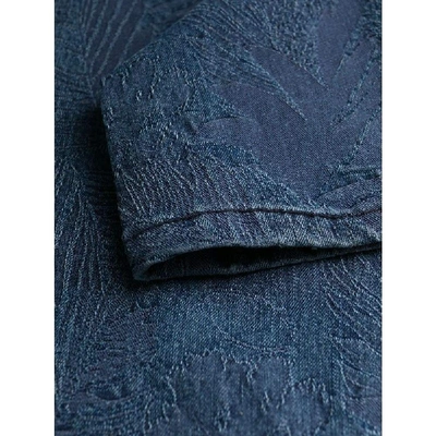 Shop Etro Blue Cotton Jeans