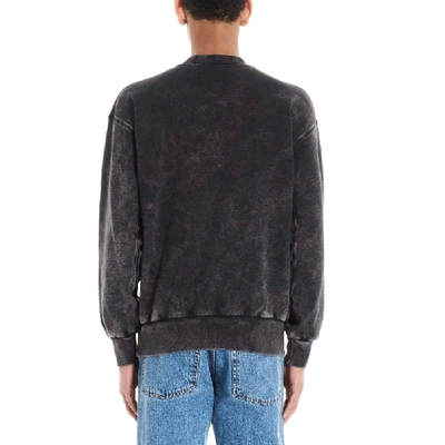 Shop Aries Arise Black Cotton Sweatshirt
