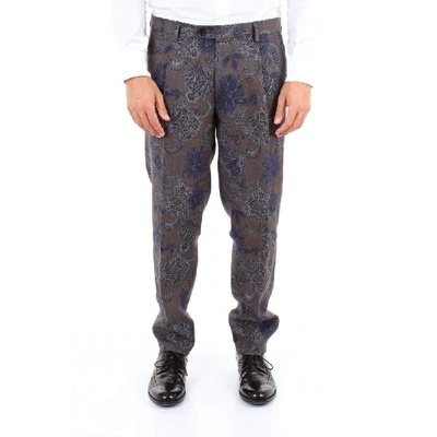 Shop Etro Pink Cotton Pants