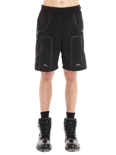 Shop A-cold-wall* Black Polyamide Shorts