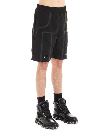 Shop A-cold-wall* Black Polyamide Shorts