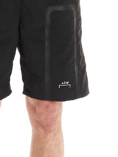 Shop A-cold-wall* Black Polyamide Shorts