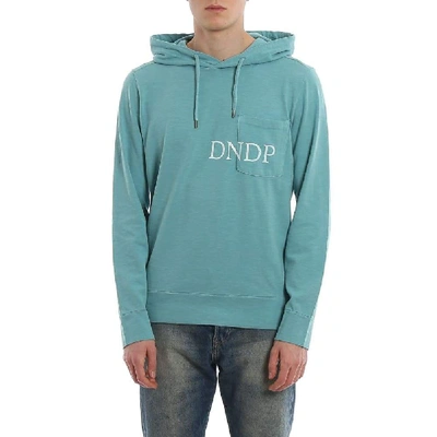Shop Dondup Men's Light Blue Cotton Sweatshirt