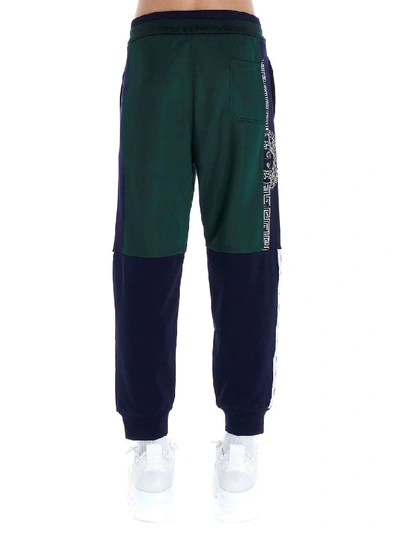 Shop Versace Men's Green Viscose Joggers