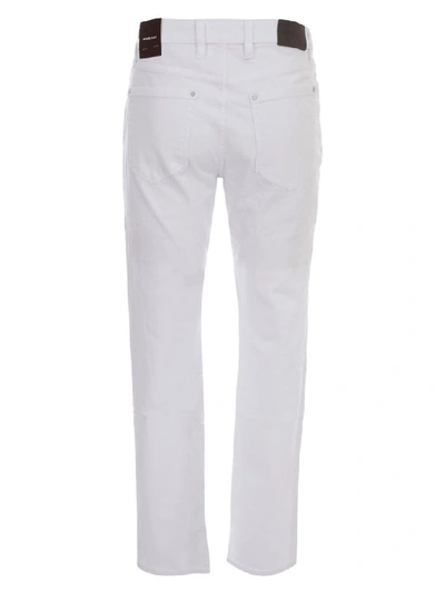 Shop Michael Kors Men's White Cotton Jeans