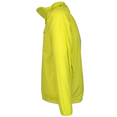 Shop K-way Men's Yellow Polyamide Outerwear Jacket