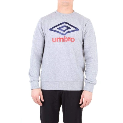 Shop Umbro Men's Grey Cotton Sweatshirt
