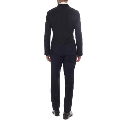 Shop Z Zegna Blue Wool Suit