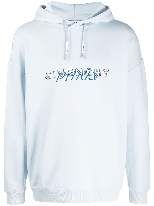 givenchy light blue hoodie