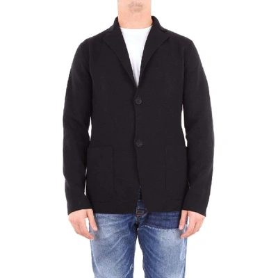 Shop Cruciani Men's Black Wool Blazer