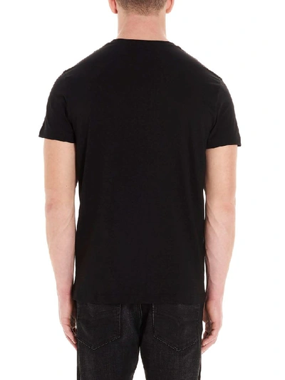 Shop Diesel Men's Black Cotton T-shirt