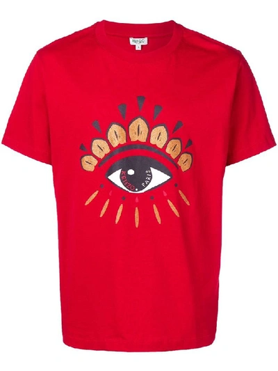 Shop Kenzo Red Cotton T-shirt