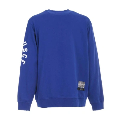 Shop Buscemi Men's Blue Cotton Sweatshirt