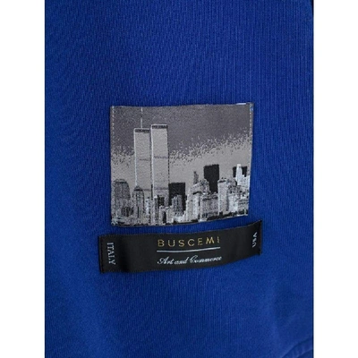 Shop Buscemi Men's Blue Cotton Sweatshirt