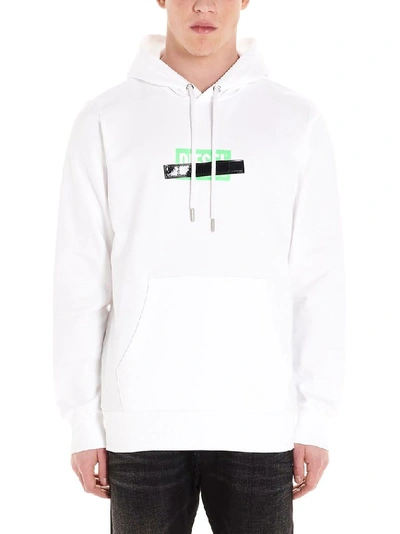 Shop Diesel Men's White Cotton Sweatshirt