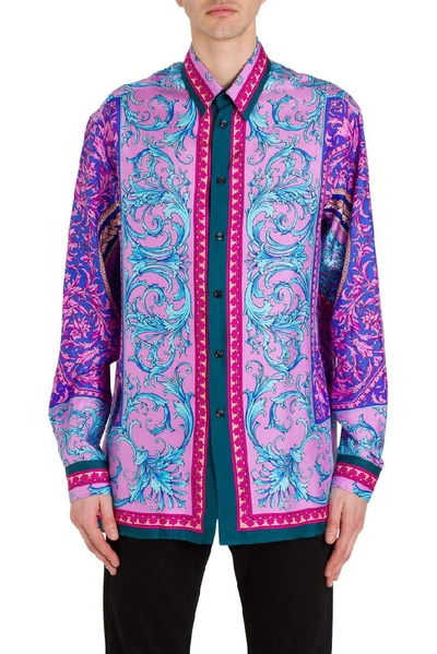 Shop Versace Multicolor Shirt