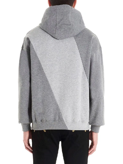 Shop Versace Men's Grey Cotton Sweatshirt