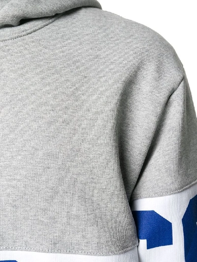 Shop Gcds Men's Grey Cotton Sweatshirt