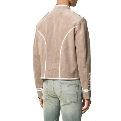 Shop Amiri Beige Outerwear Jacket