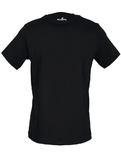 Shop Hogan Men's Black Cotton T-shirt