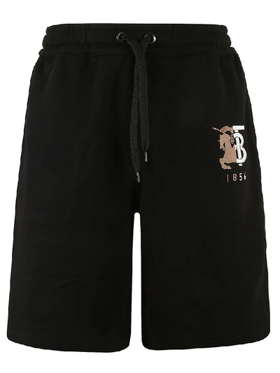 Shop Burberry Black Shorts