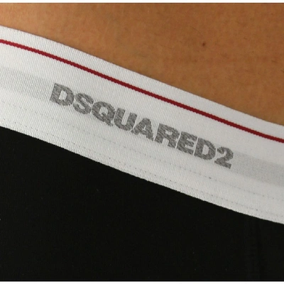 Shop Dsquared2 Men's Black Cotton Boxer