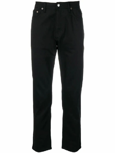 Shop Acne Studios Black Cotton Jeans