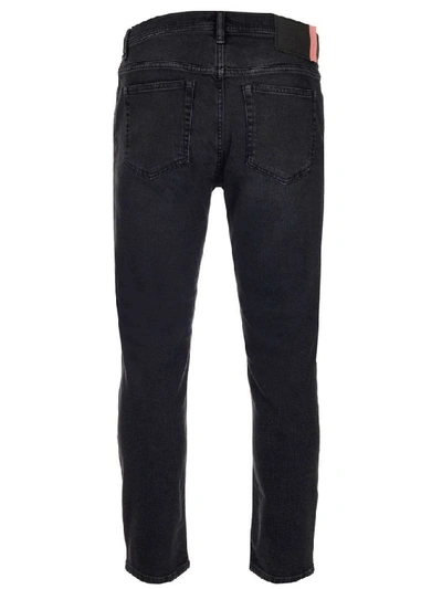 Shop Acne Studios Black Cotton Jeans