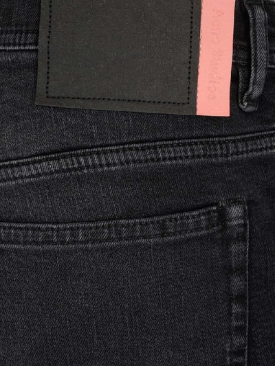 Shop Acne Studios Black Cotton Jeans