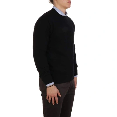 Shop Cruciani Men's Black Cashmere Sweater