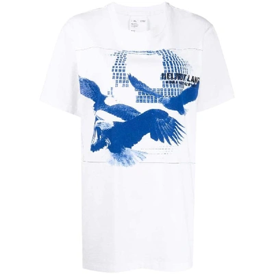 Shop Helmut Lang White Cotton T-shirt