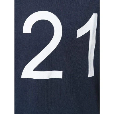 Shop N°21 Men's Blue Cotton T-shirt