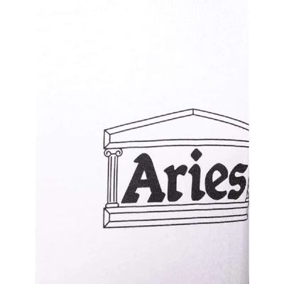 Shop Aries Arise White Cotton T-shirt